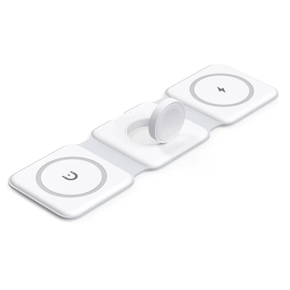 100W 3 in 1 Foldable Portable Wireless Charger Pad for Iphone 15 14 13 12 Pro Max Apple Watch Airpods Fast Charging Dock Station