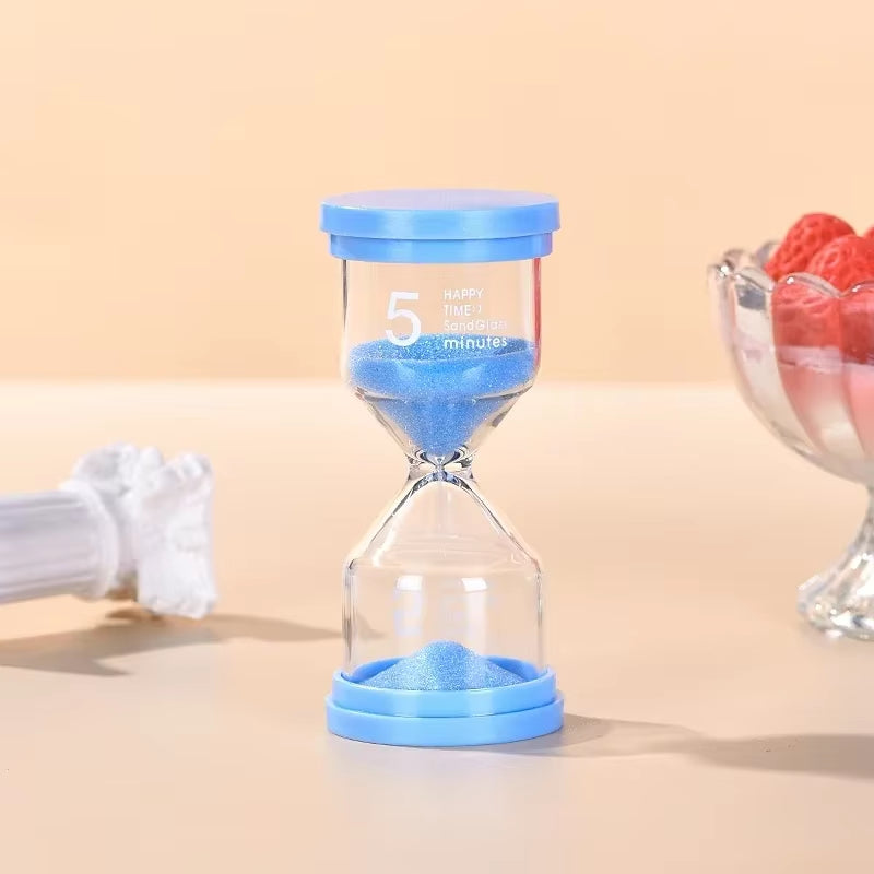 1PCS 3/5/10/15/30 Minutes Colorful Hourglass Sandglass Children Kid Gift Toy Sand Timer Hour Glass Home Decoration Sand Clock