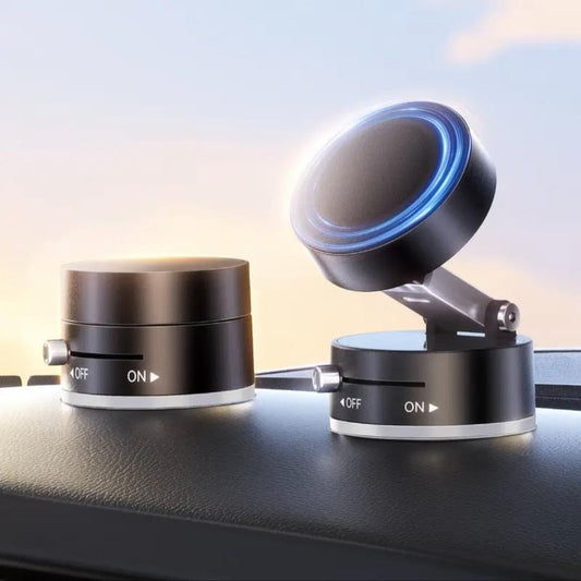 Vacuum Magnetic Suction Phone Holder, Upgraded， Adjustable Suction Cup Car Phone Mount,Hands-Free Cell Phone Holder for Car/Gym/Mirror/Smooth Surface,Compatible with Iphone 16/15/14/13/12 Series