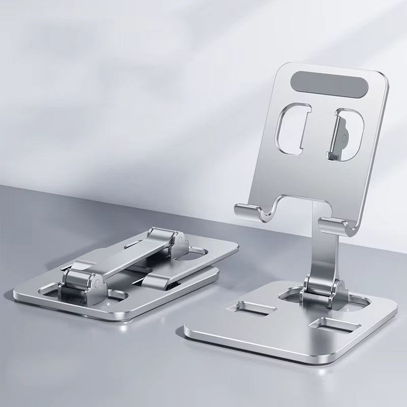Universal Aluminum Alloy Phone Tablet Holder for Ipad Adjustable Flexible Folding Lazy Desktop Live Mobile Phone Stand Mount